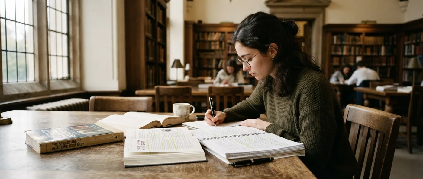 Une personne préparant une certification de langue